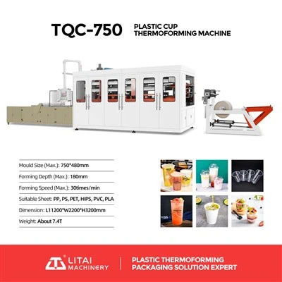 Automatic Disposable Plastic Cup Forming Machine